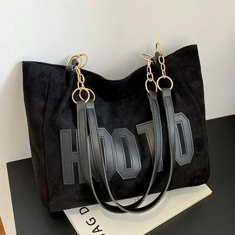 Women Hand Bags For Office - Schoudertas in effen kleur, trendy handtas