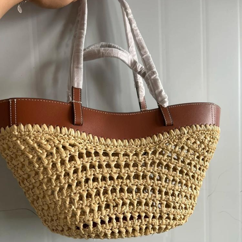 Women Bags On Sale - Merk Holle Geweven Strandtas Niche Mode