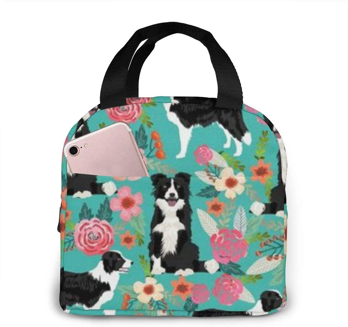 Women'S Young Bags - Lunchtas met afbeelding van een jonge