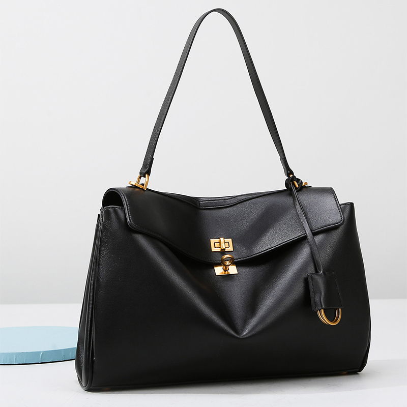 Women Hand Bags For Office - Luxe merk damestassen echt leer bruin