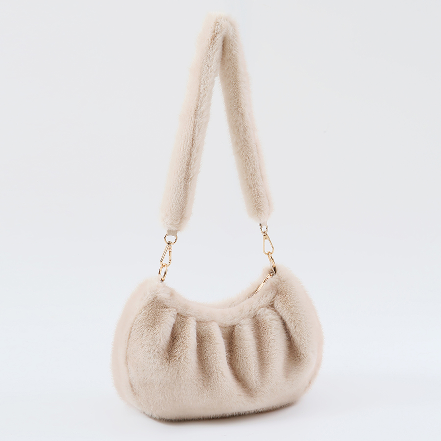 Neo Mint Luxe Kunstbont Plooie - Women Bags Ru recensie en prijs