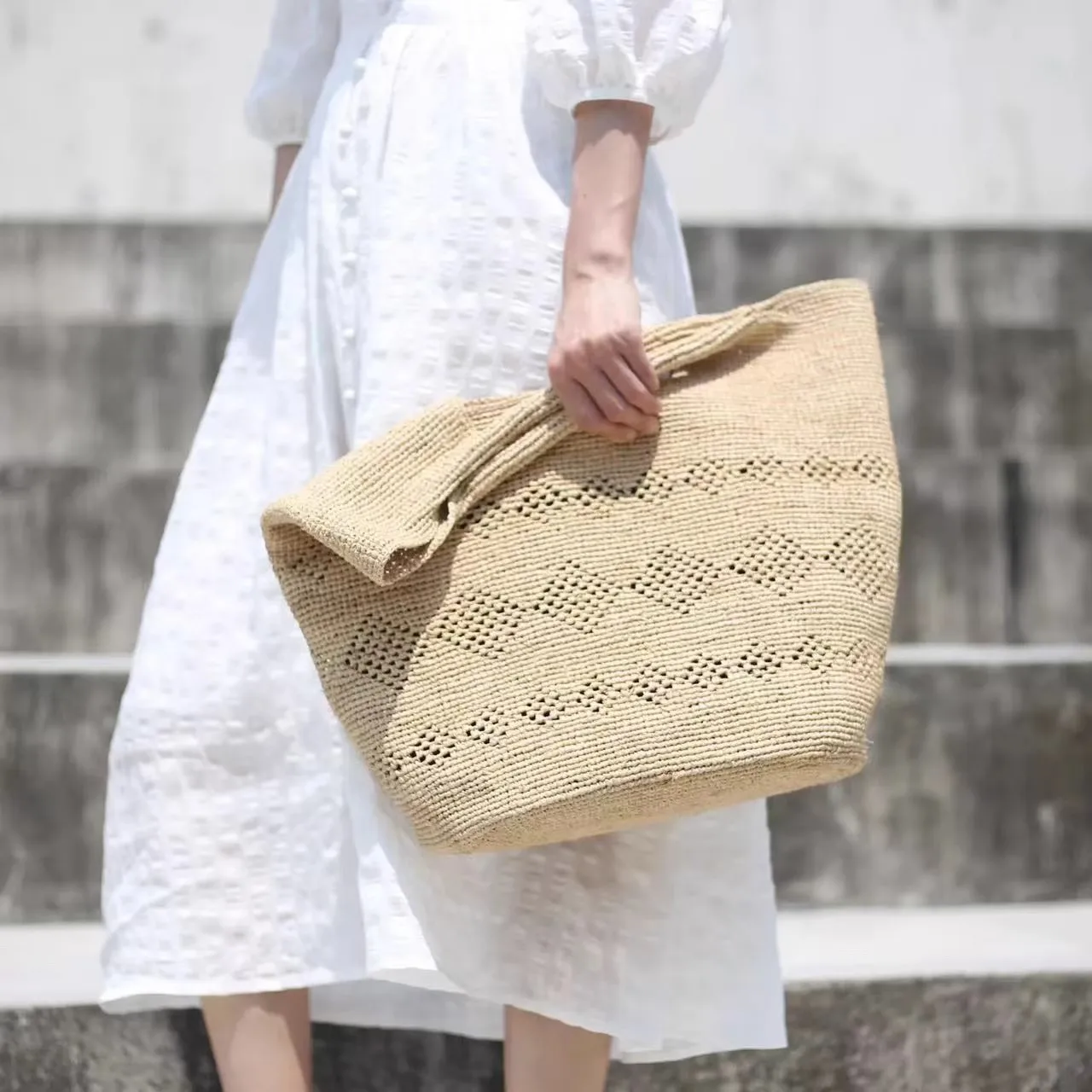 Mode Casual Grote Capaciteit N - Women'S Raffia Bags recensie en prijs
