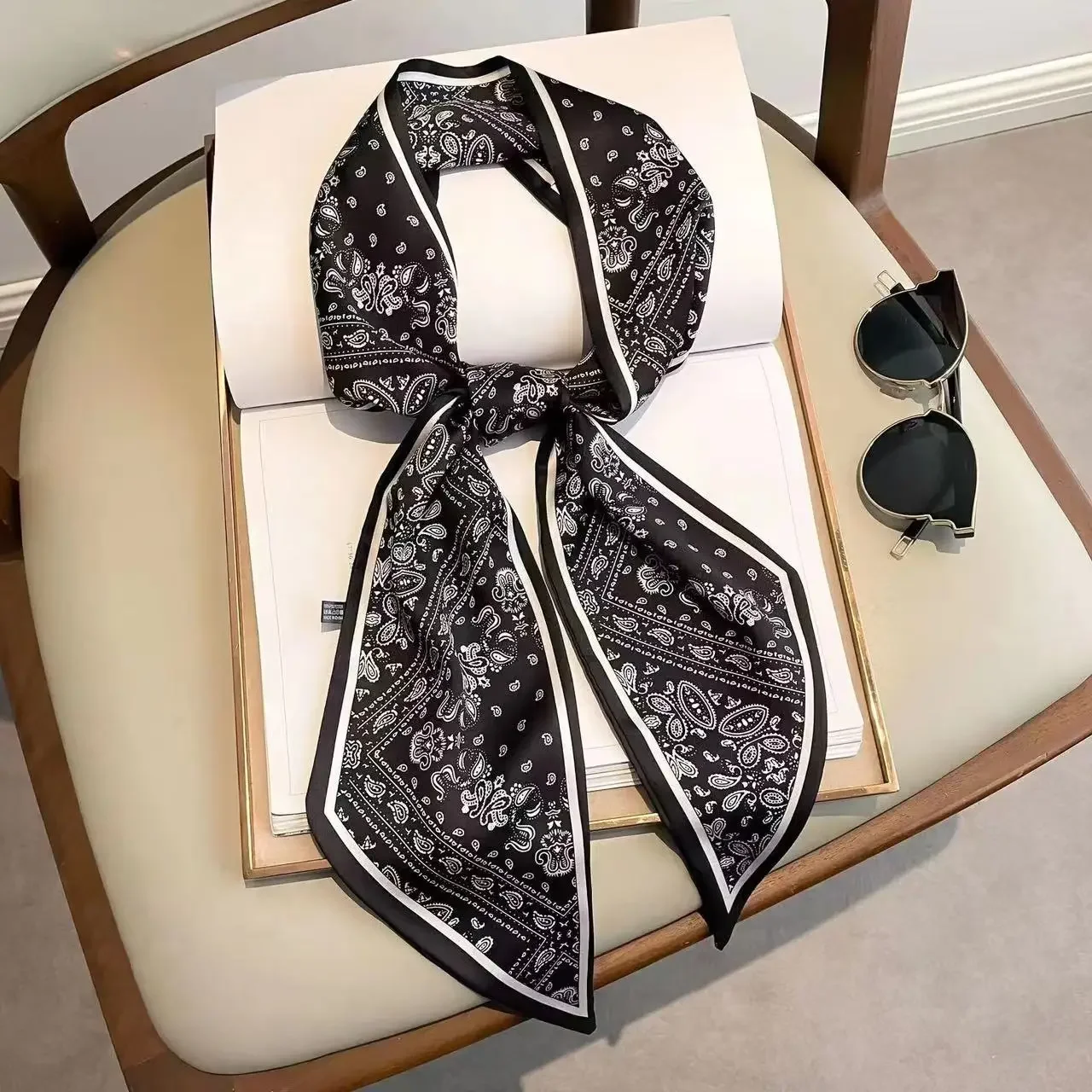 Design Print Skinny Sjaal Plai - Women Bags Branded recensie en prijs