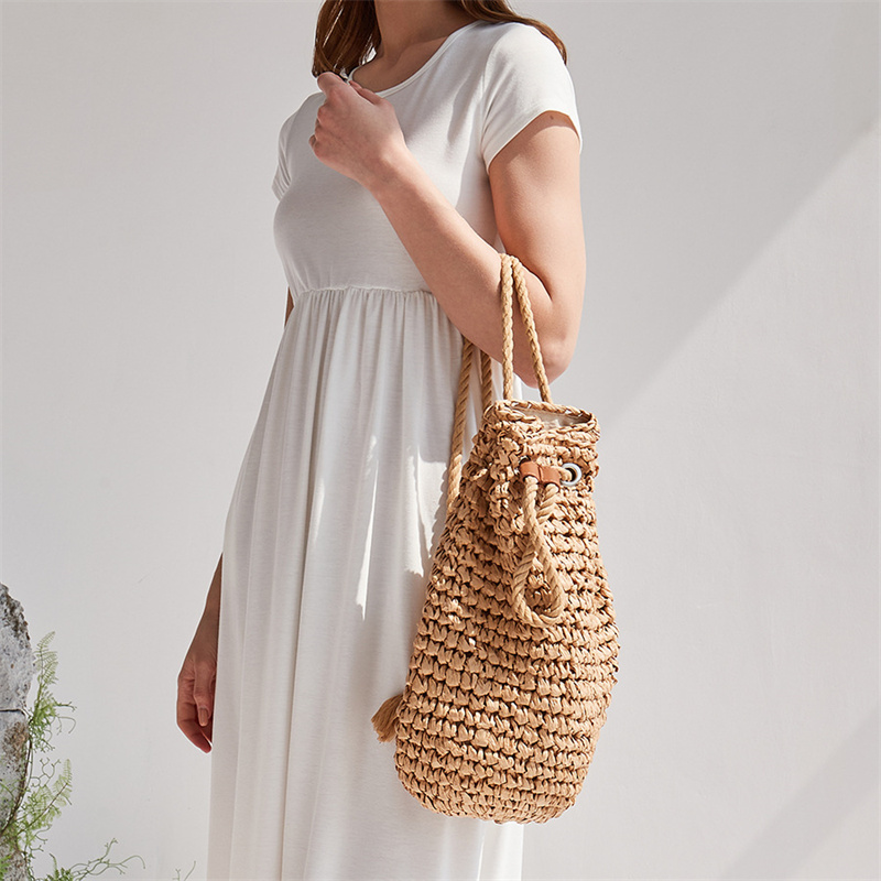2023 Zomer Casual Stro Rugzakk - Women'S Raffia Bags recensie en prijs