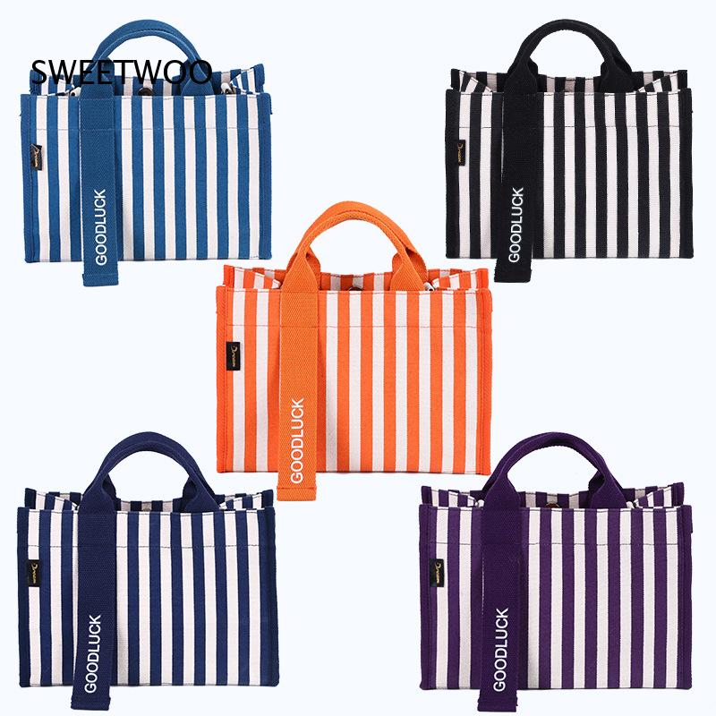 2026 Verticale Streep Canvas K - Women Hand Bags For Office recensie en prijs