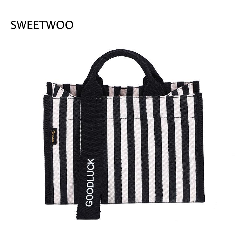 2026 Verticale Streep Canvas K - Women Hand Bags For Office recensie en prijs
