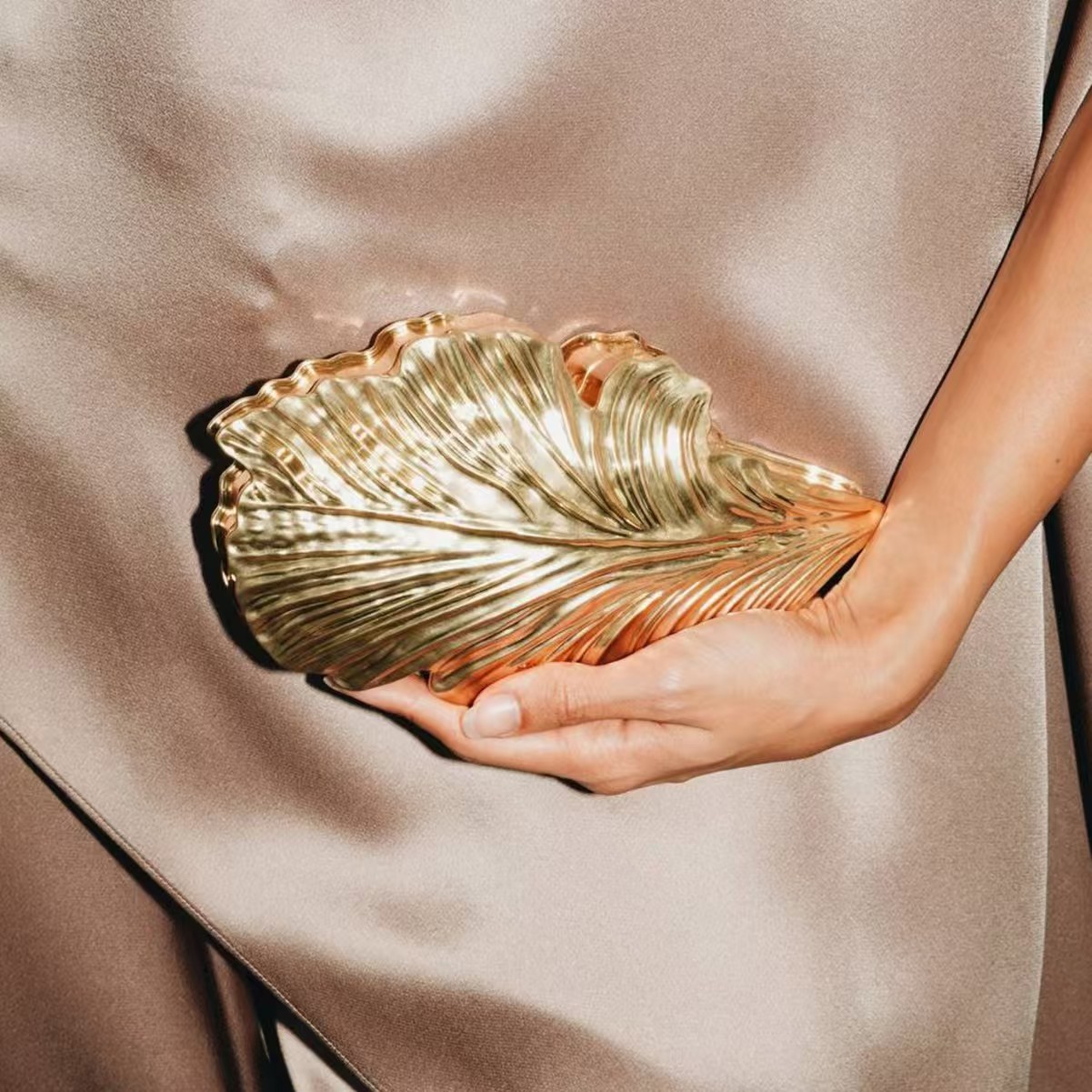 Luxe gouden mode-acryl blad me - Women'S Young Bags recensie en prijs